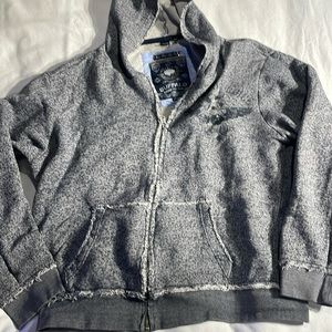 Buffalo Men’s Heavy Comfy Distressed Hoodie Size Large